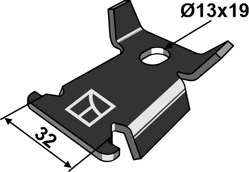 Låseplade (antirotationsikring)