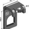 Holder 128,5x8