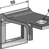 Holder til tand 32x12 & overdel 32x10