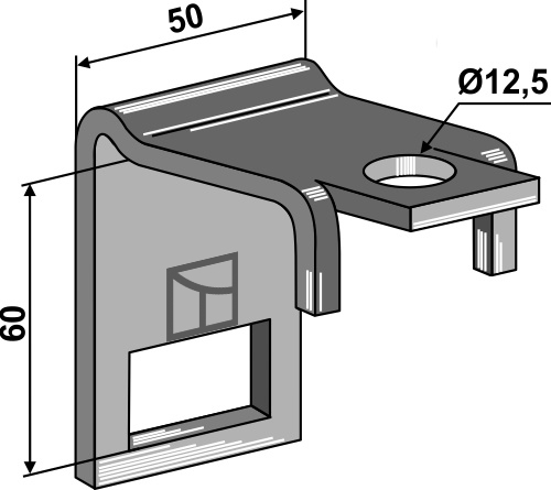 Holder til tand 32x10