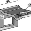 Holder til tand 32x10 & overdel 32x10