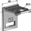Holder til tand 32x12