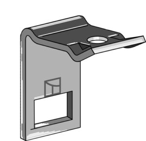 1.hh17-3116 Holder til tand 32x10 & overdel 32x8