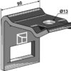 Holder til tand 65x12