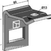 Holder til tand 65x12