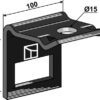 Holder til tand 70x12