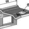 Holder til tand 32x10