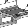 Holder til tand 32x10