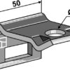 Holder til tand 32x12