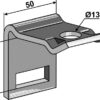 Holder til tand 32x12