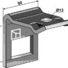 Holder til tand 60x10
