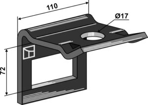 1.hh17-3993 Holder til tand 80x12