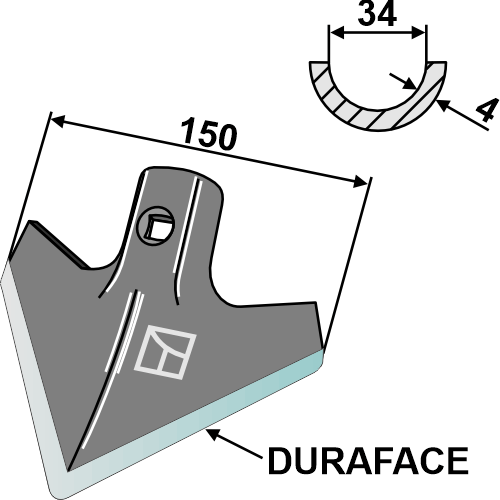 Gåsefodsskær - DURAFACE