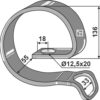 Forstærkningsfjeder - for harvetand 32x10