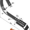 Slæbeplanketand 45x10 m. skær