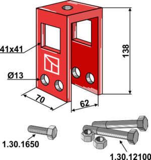 10.6060 Holder komplet