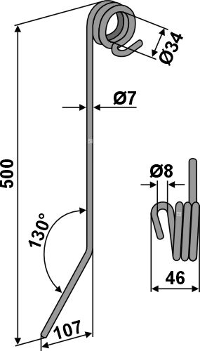 10.hs-h1 Efterharvetand Ø7mm