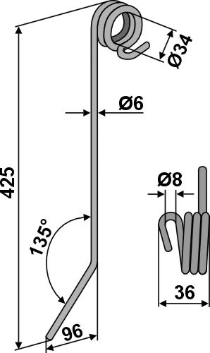 Strigle Ø6mm