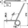 Efterharvetand Ø6,5mm