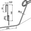 Efterharvetand Ø12mm - dobbelt