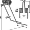 Efterharvetand Ø12mm - dobbelt