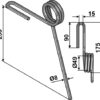 Efterharvetand Ø12mm - dobbelt