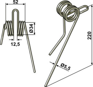 10.st-ra-11 Efterharvetand Ø5,5mm