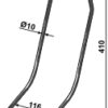 Efterharvetand Ø10mm - dobbelt