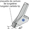 Påsvejsningsspids - 16mm WolframCarbid