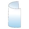 Hjørneglas (højre)