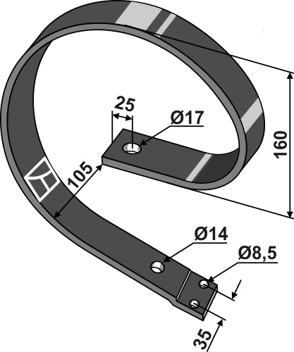 Overdel 50x10