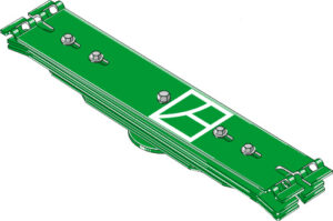 101.01250 Bladfjedersæt komplet 5 lag - 770mm