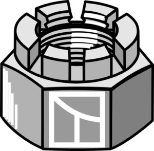Kronmøtrik M20