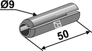 Split Ø9x50