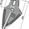 Gåsefodsskær 170mm (hårdmetal belagt)