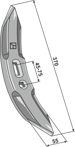 Grubbeskær 370mm