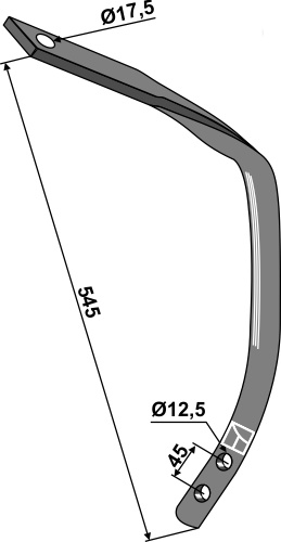 Underdel 50 x 16