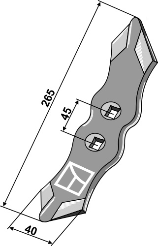 Stubharvespids (vindyrkning) 265mm