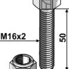 Bolt M16x2x50 m. låsemøtrik