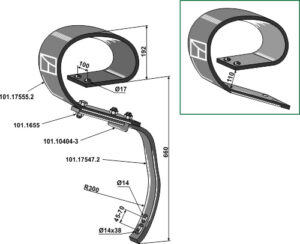 101.17555 Stubharvetand 150x12 - GOLIATH