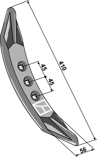 Grubbeskær 410mm