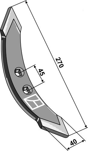 Grubbeskær 270mm