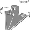 Gåsefodsskær 210mm