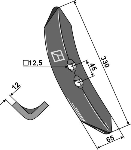 Harvespids 330mm