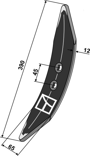 101.305010 Harvespids 390x65x12mm