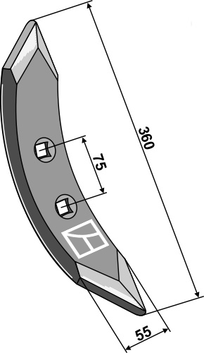 Grubbeskær 360mm