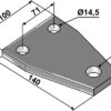 Beslag 140x15x100