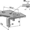 Holder for 4 1/2 lags harvetand