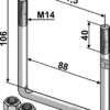 Spændebøjle - M14