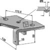 Holder for 4 1/2 lags harvetand